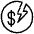 Currency Dollar Break icon - Free transparent PNG, SVG. No sign up needed.