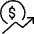Currency Dollar Increase icon - Free transparent PNG, SVG. No sign up needed.