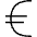 Currency Euro Icon from Ultimate Light Set