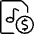 Audio File Cash Icon from Ultimate Light Set