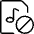 Audio File Disable Icon from Ultimate Light Set