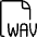 Audio File Wav 1 Icon from Ultimate Light Set