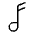 Music Note Icon from Ultimate Light Set