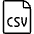 File Csv Icon from Ultimate Light Set