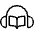 Audio Book Headphones icon - Free transparent PNG, SVG. No sign up needed.