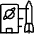 Space Rocket Icon from Ultimate Light Set