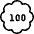 Gaming 100 icon - Free transparent PNG, SVG. No sign up needed.