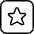 Rating Star Square Icon from Ultimate Light Set