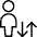Single Neutral Actions Up Down Icon from Ultimate Light Set