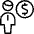 Single Man Money Icon from Ultimate Light Set