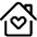 House Heart icon - Free transparent PNG, SVG. No sign up needed.