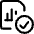 Data File Bars Check Icon from Ultimate Regular Set