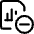 Data File Bars Subtract Icon from Ultimate Regular Set