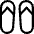Footwear Flip Flops icon - Free transparent PNG, SVG. No sign up needed.
