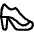 Footwear Heels Ankle Icon from Ultimate Regular Set