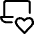 Laptop Heart Icon from Ultimate Regular Set