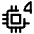 Computer Chip 4 Icon from Ultimate Regular Set