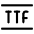 Design Document Ttf Icon from Ultimate Regular Set