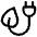 Clean Car Charging Cable Icon from Ultimate Regular Set