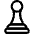 Chess Pawn Icon from Ultimate Regular Set