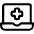 Medical App Laptop 1 Icon from Ultimate Regular Set