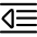Indent Decrease Icon from Ultimate Regular Set