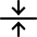 Shrink Vertical 1 Icon from Ultimate Regular Set