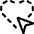 Cursor Select Heart Icon from Ultimate Regular Set