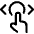 Gesture Tap Vertical Expand Icon from Ultimate Regular Set