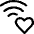 Wifi Heart 1 Icon from Ultimate Regular Set | Free Download as SVG Vector and Transparent PNG | Streamline icons