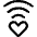 Wifi Heart Icon from Ultimate Regular Set | Free Download as SVG Vector and Transparent PNG | Streamline icons