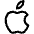 Apple Logo Icon from Ultimate Regular Set | Free Download as SVG Vector and Transparent PNG | Streamline icons