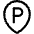 Style Three Pin Parking Icon from Ultimate Regular Set