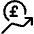 Currency Pound Increase Icon from Ultimate Regular Set | Free Download as SVG Vector and Transparent PNG | Streamline icons