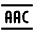 Audio Document Aac Icon from Ultimate Regular Set