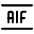 Audio Document Aif Icon from Ultimate Regular Set