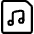 Audio File Icon from Ultimate Regular Set