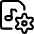 Audio File Settings Icon from Ultimate Regular Set