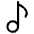 Music Note 1 Icon from Ultimate Regular Set