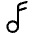 Music Note Icon from Ultimate Regular Set