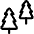 Trees Icon from Ultimate Regular Set | Free Download as SVG Vector and Transparent PNG | Streamline icons