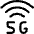 Cellular Network Wifi 5 G Icon from Ultimate Regular Set