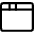 App Window 1 Icon from Ultimate Regular Set