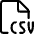 File Csv Icon from Ultimate Regular Set