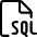 File Sql Icon from Ultimate Regular Set