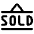 Real Estate Sign Board Sold Icon from Ultimate Regular Set | Free Download as SVG Vector and Transparent PNG | Streamline icons