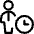 Single Man Actions Time Icon from Ultimate Regular Set