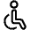 Disability Wheelchair icon - Free transparent PNG, SVG. No sign up needed.