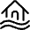 Natural Disaster Flood House Icon from Ultimate Regular Set