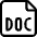 Office File Doc Icon from Ultimate Regular Set
